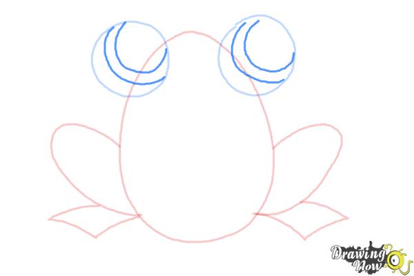 How to Draw a Simple Frog - Step 5