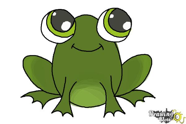 How to Draw a Simple Frog - Step 9