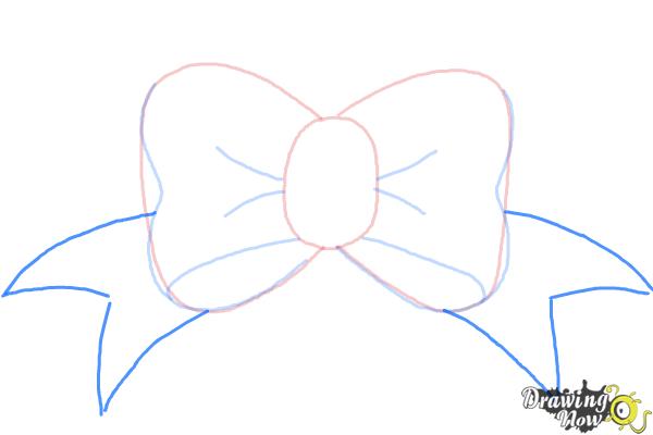 How to Draw a Simple Bow - Step 6