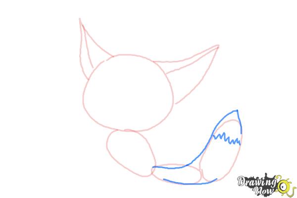 How to Draw a Baby Fox - Step 5