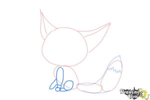 How to Draw a Baby Fox - Step 6