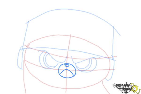How to Draw Short Fuse from The Penguins Of Madagascar - Step 6 How to Draw Short Fuse from The Penguins Of Madagascar - Step 6