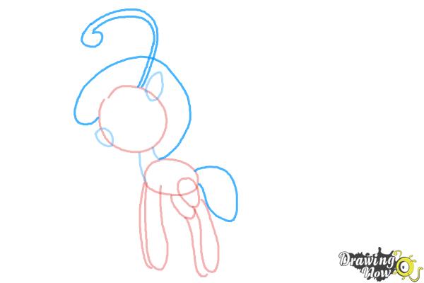 How to Draw Cloudia Breezie from My Little Pony Friendship is Magic - Step 5