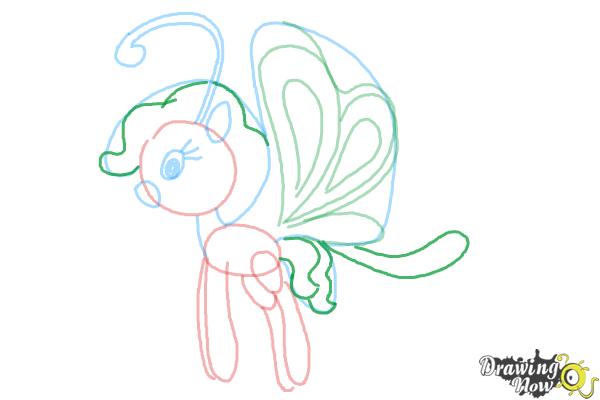 How to Draw Cloudia Breezie from My Little Pony Friendship is Magic - Step 9