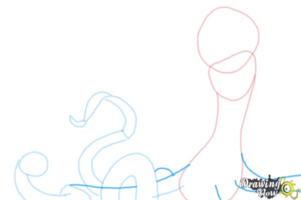 How to Draw Dave, Dr. Octavius Brine from The Penguins Of Madagascar - Step 5