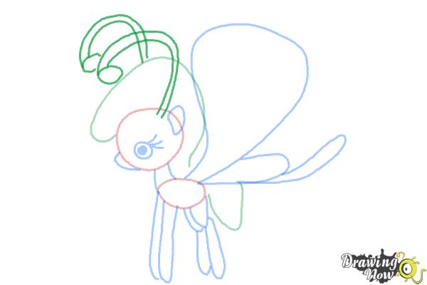 How to Draw Lilac Breezie from My Little Pony Friendship is Magic - Step 8