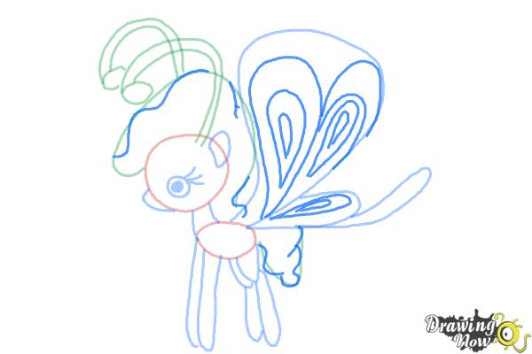 How to Draw Lilac Breezie from My Little Pony Friendship is Magic - Step 9