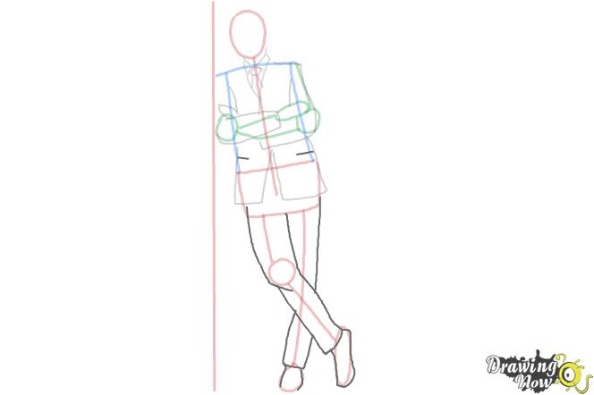 How to Draw a Simple Person - Step 7