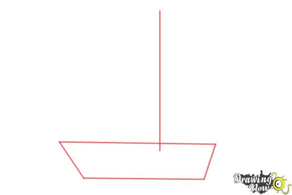 How to Draw a Simple Boat - DrawingNow