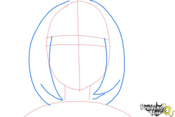 How to Draw Shiemi Moriyama from Ao No Exorcist, Blue Exorcist - Step 4 How to Draw Shiemi Moriyama from Ao No Exorcist, Blue Exorcist - Step 4