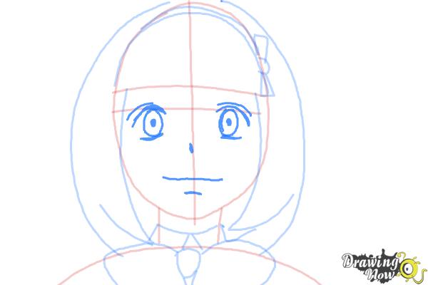 How to Draw Shiemi Moriyama from Ao No Exorcist, Blue Exorcist - Step 7 How to Draw Shiemi Moriyama from Ao No Exorcist, Blue Exorcist - Step 7