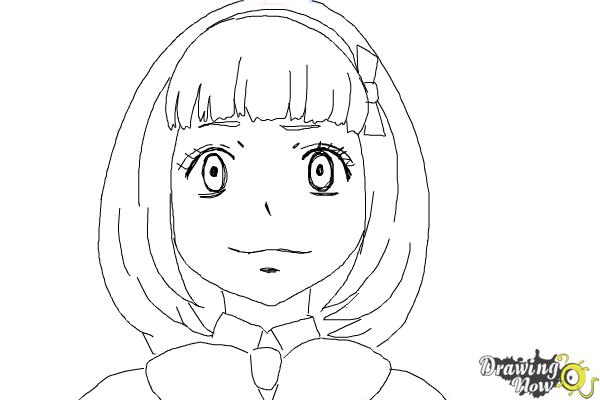 How to Draw Shiemi Moriyama from Ao No Exorcist, Blue Exorcist - Step 9 How to Draw Shiemi Moriyama from Ao No Exorcist, Blue Exorcist - Step 9