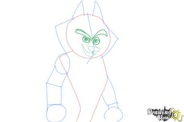 How to Draw Classified from The Penguins Of Madagascar - Step 6