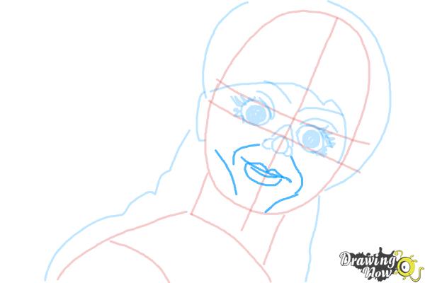 How to Draw Annabelle - Step 7