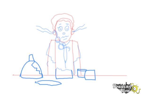 How to Draw a Science Lab Accident - Step 8