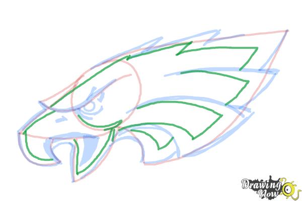 How to Draw Philadelphia Eagles Logo, Nfl Team Logo - DrawingNow