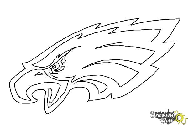 How to Draw Philadelphia Eagles Logo, Nfl Team Logo - DrawingNow