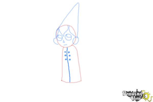 How to Draw Wirt from Over The Garden Wall - Step 5
