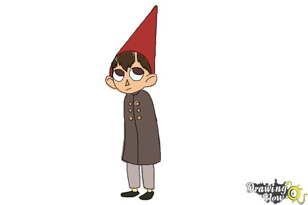 How to Draw Wirt from Over The Garden Wall - Step 8