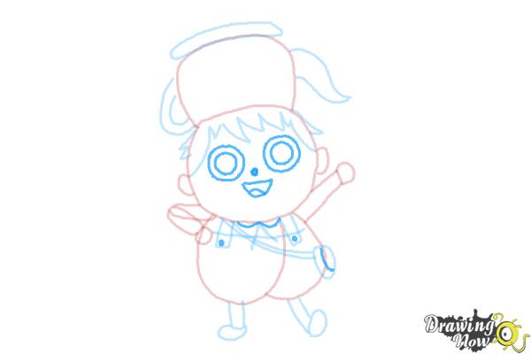 How to Draw Gregory, Greg from Over The Garden Wall - Step 8