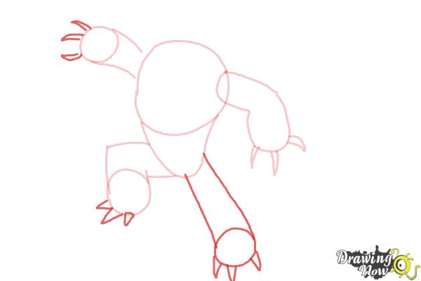 How to Draw Fredzilla from Big Hero 6 - Step 6 How to Draw Fredzilla from Big Hero 6 - Step 6