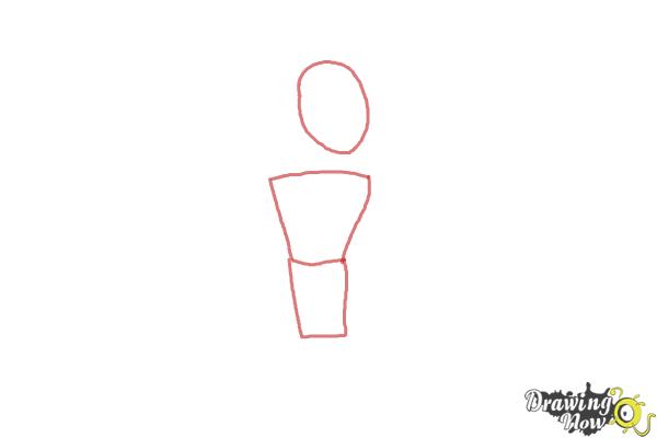 How to Draw Native Americans - Step 1
