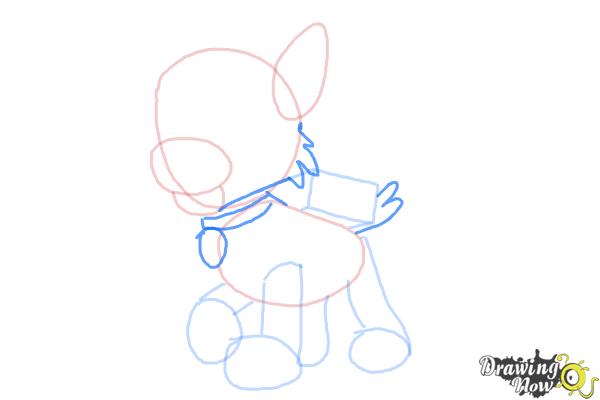 How to Draw Rocky Paw Patrol - Step 5