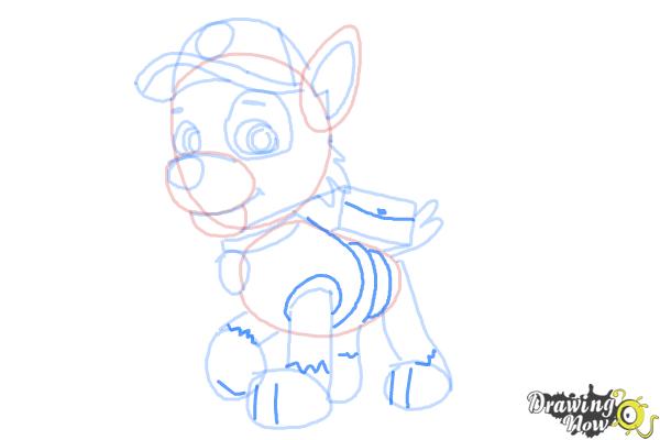 How to Draw Rocky Paw Patrol - Step 8