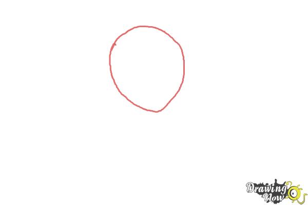 How to Draw Shana from Shakugan No Shana - Step 1 How to Draw Shana from Shakugan No Shana - Step 1