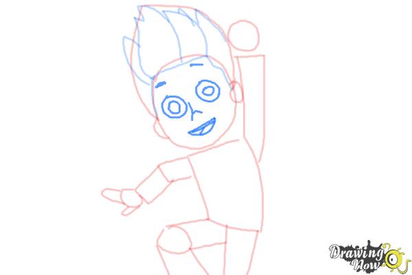 How to Draw Ryder from Paw Patrol - Step 6