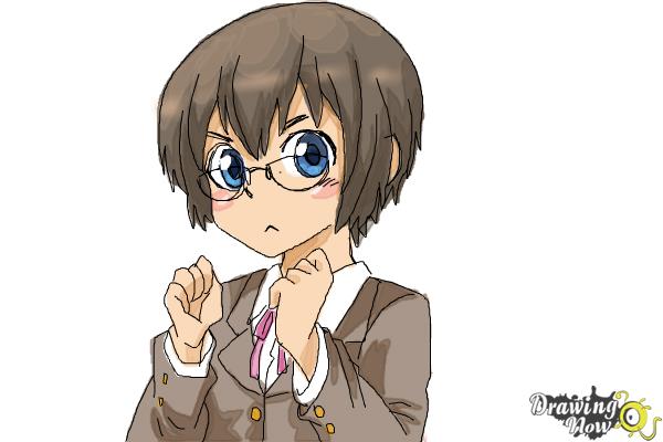 How to Draw Manami Tamura from Oreimo - Step 11