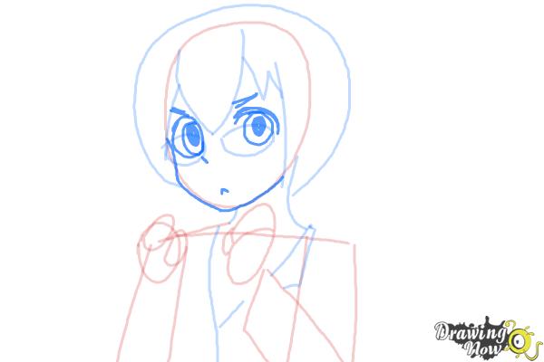 How to Draw Manami Tamura from Oreimo - Step 7