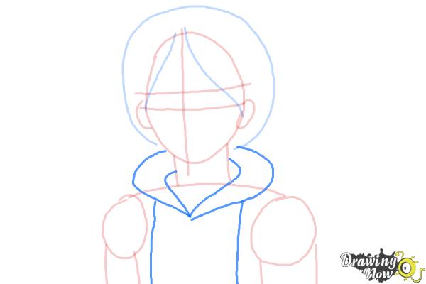 How to Draw Canada from Hetalia - Step 5