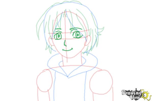 How to Draw Canada from Hetalia - Step 7