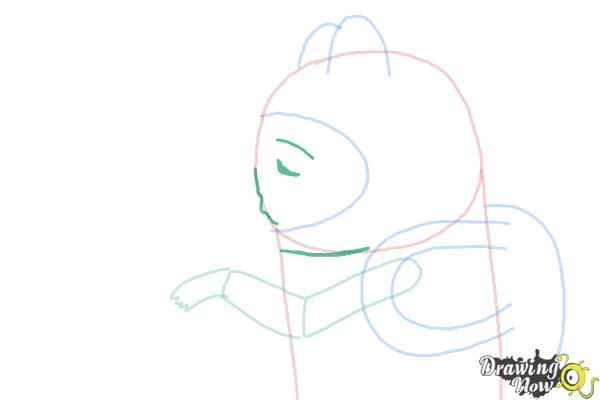 How to Draw Finn And Fionna Kissing - Step 5