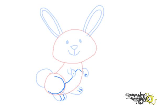 How to Draw a Simple Bunny - Step 7