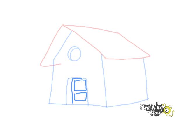 How to Draw a Simple House - Step 5