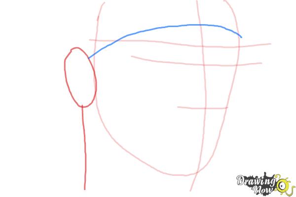 How to Draw Christian Coma - Step 3 How to Draw Christian Coma - Step 3