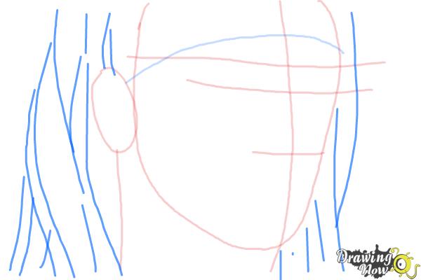 How to Draw Christian Coma - Step 4 How to Draw Christian Coma - Step 4