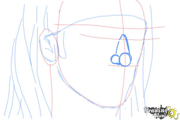 How to Draw Christian Coma - Step 6 How to Draw Christian Coma - Step 6