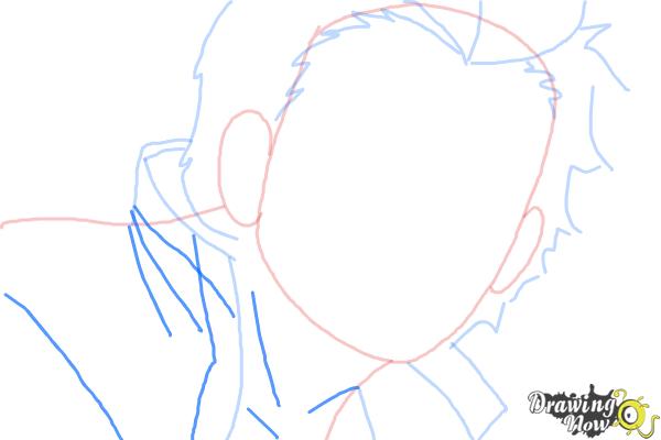How to Draw Ryuji Suguro, Ban from Ao No Exorcist, Blue Exorcist - Step 5