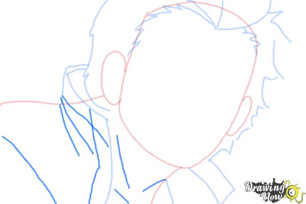 How to Draw Ryuji Suguro, Ban from Ao No Exorcist, Blue Exorcist - Step 5 How to Draw Ryuji Suguro, Ban from Ao No Exorcist, Blue Exorcist - Step 5