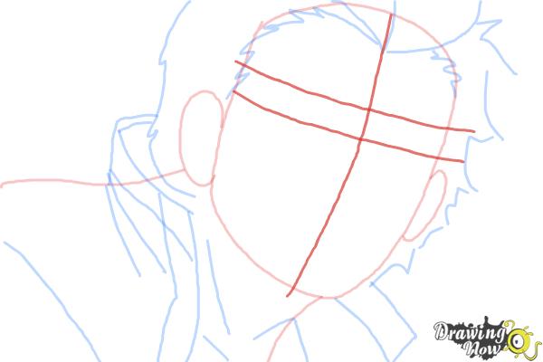 How to Draw Ryuji Suguro, Ban from Ao No Exorcist, Blue Exorcist - Step 6