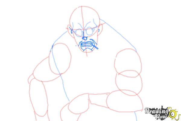 How to Draw Dutch from Black Lagoon - Step 7