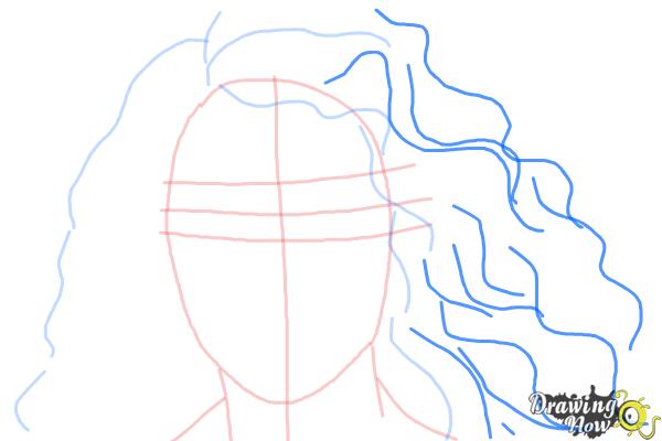 How to Draw Lorde - Step 5