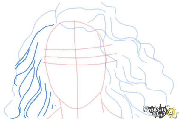 How to Draw Lorde - Step 6