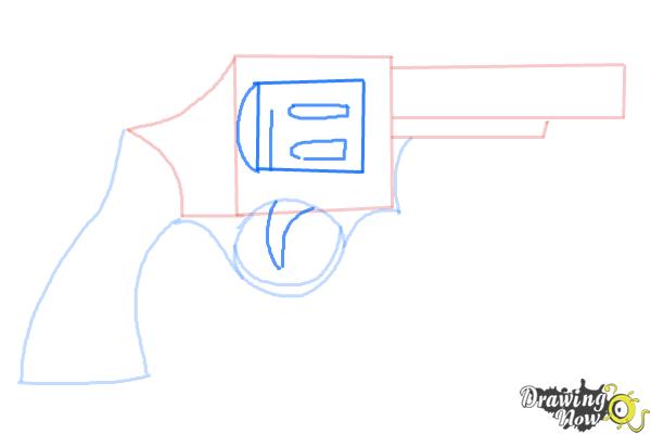 How to Draw a Simple Gun - Step 5