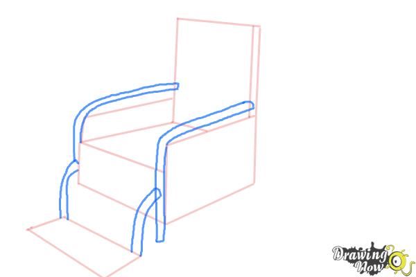 How to Draw a Wheelchair - Step 5