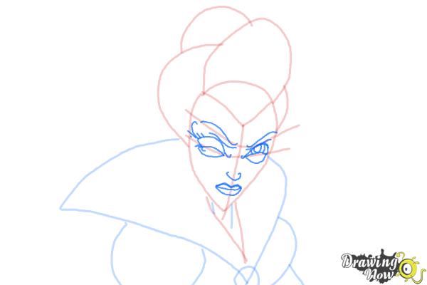 How to Draw Enchantra from Sabrina Secrets Of a Teenage Witch - Step 5