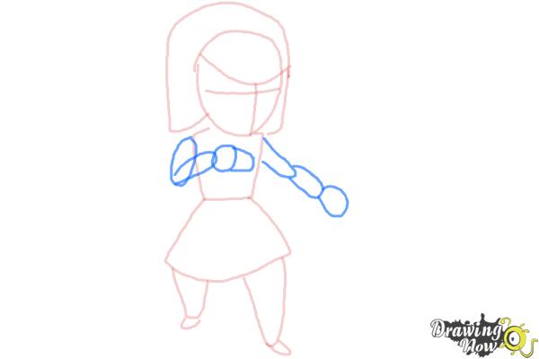 How to Draw Clash Of Clans Archer - Step 5
